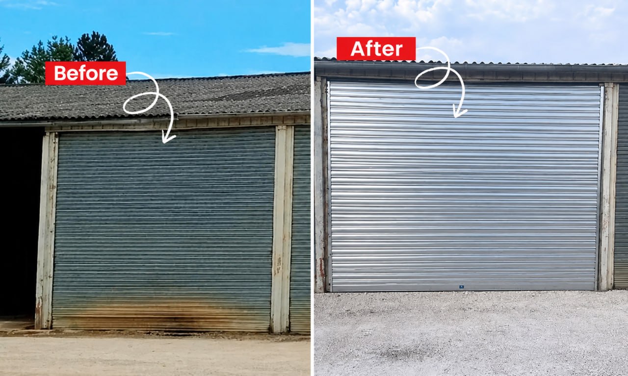 Commercial roller shutter maintenance visit
